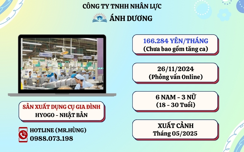 ĐƠN HÀNG SẢN XUẤT DỤNG CỤ GIA ĐÌNH (NAM - NỮ) _ PV 26112024