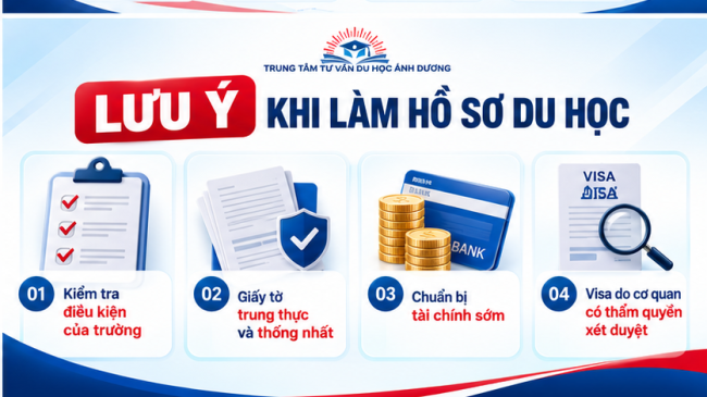 Quy Trình Du Học Hàn Quốc Hệ Tiếng - Visa D4-1 Chi Tiết Từ A-Z 6 Lưu ý khi làm hồ sơ